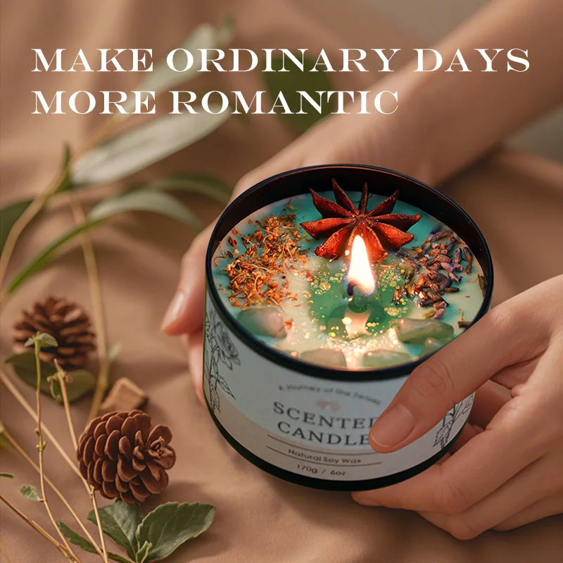 Home Fragrance Usa - Vela de aromaterapia de cristal criativa