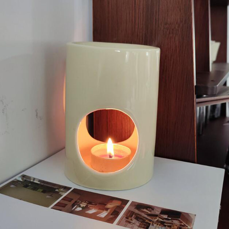 Home Fragrance Oils For Oil Burners - Criativo cor pura cilindro castiçal queimador