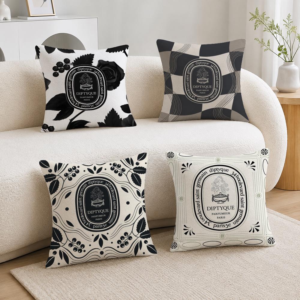 Home Fragrance Diptyque - Capa de Almofada da Marca de