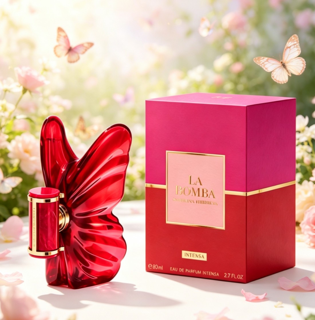 Home Fragrance Red Wine - Perfume encantador La Bomba Intensa, frasco