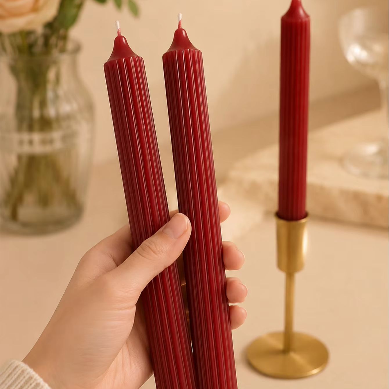 Conjunto de 4 Velas Aromáticas - Home Fragrance Red Wine avaliação e preço